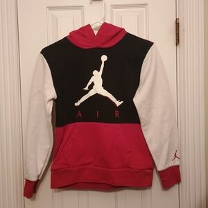 Jordan Red and Black Hoodie